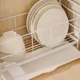 Блюда блюда, столовая стойка для хранения блюд Countertop кухонная однослойная полка сливка, посуда, палочка для палочек, полки лопаток многофункциональная стойка для рабочего стола.