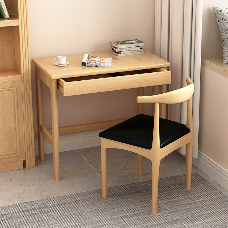 Solid Nordic small desk mini household length 60 70 80cm width 45cm bedroom to learn computer tables