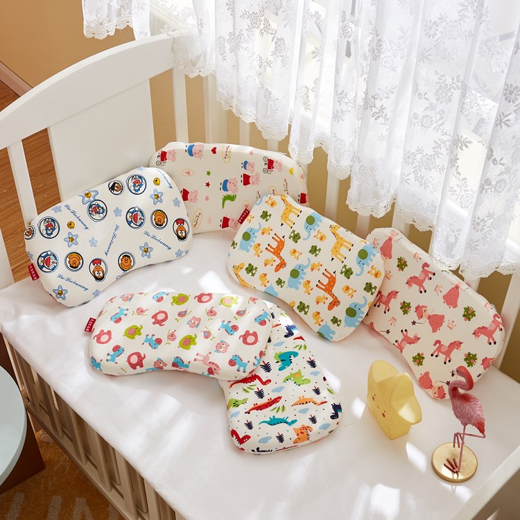 Children's Pillow Baby Pillow 1-2 Children Over 6 Months 3-6 Years Old Universal Baby Memory Cotton Pillow