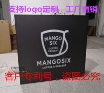 Outdoor partition flower frame iron screen anti-rust fence flower pot green plant Rack restaurant Cafe flower box flower box custom-made