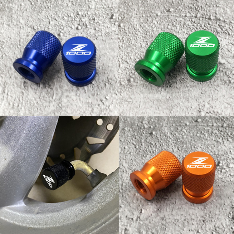 Suitable for Kawasaki Kawasaki Z1000 modified CNC gas nozzle cover valve core cap accessories