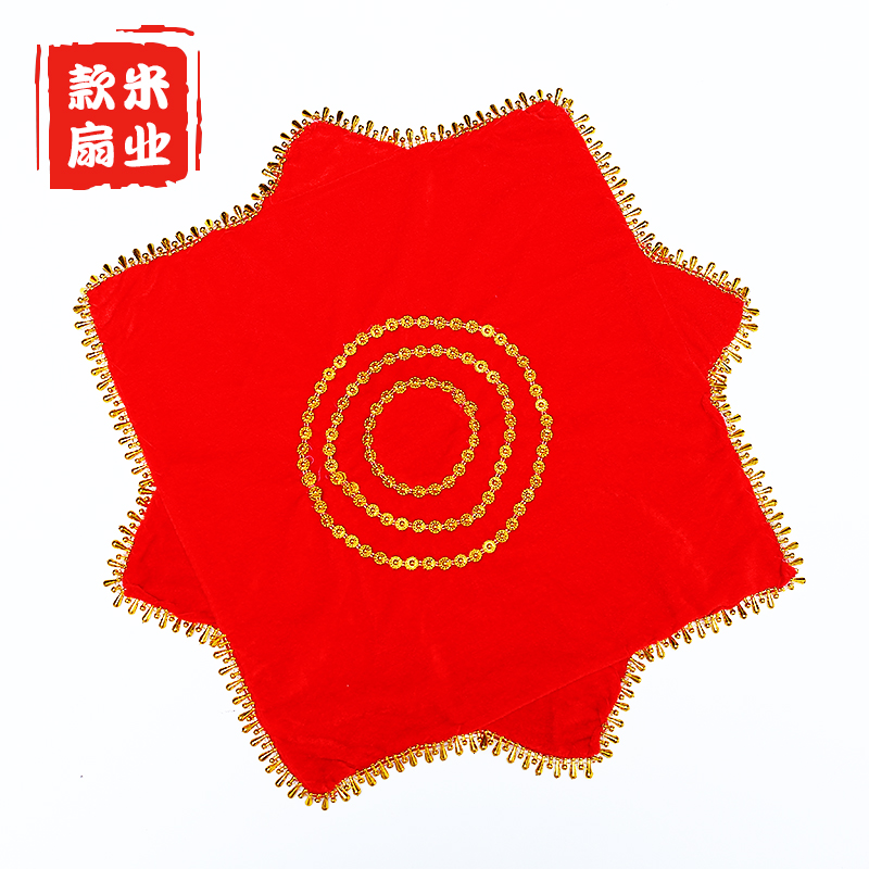 Dance handkerchief professional thickening Northeast two people turn Yangko adult handkerchief octagonal towel performance dancing handkerchief flower