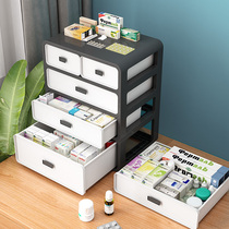 Medicine box Household medicine box Emergency box Family medicine Household medicine large capacity storage box Portable medicine box