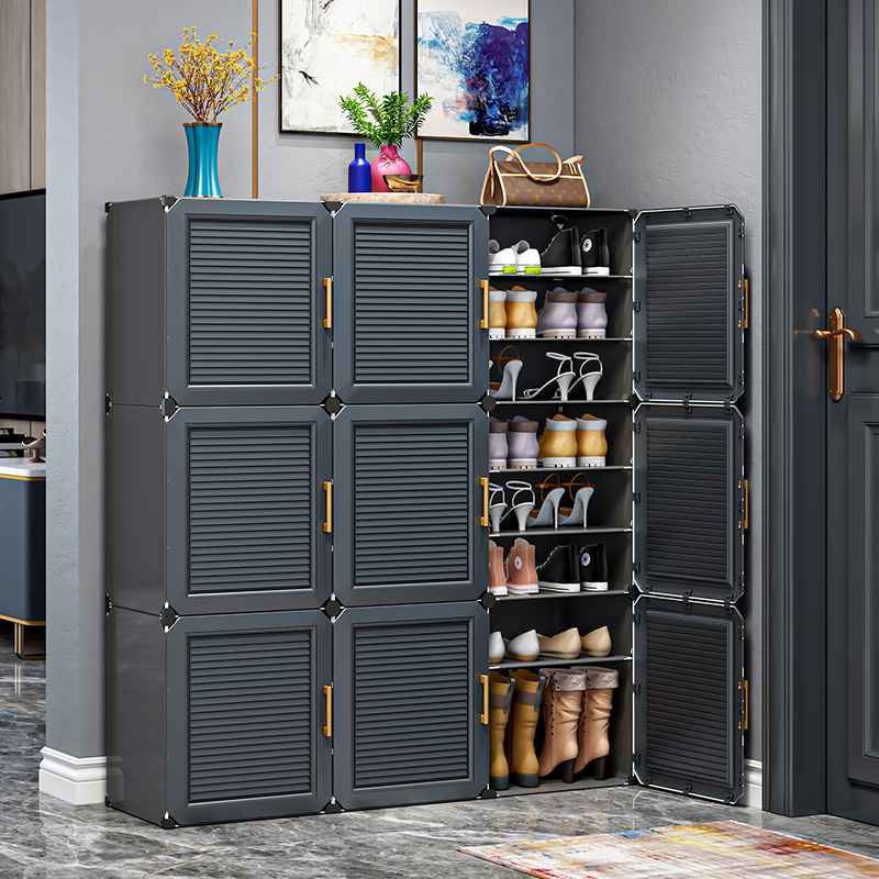 Shoe cabinet simple door home indoor good-looking storage bedroom net red large-capacity dormitory dust-proof multi-layer shoe shelf