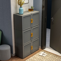Shoe cabinet outside the door simple balcony locker space saving economy small house type storage shoe rack porch cabinet