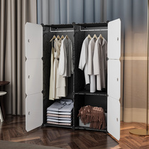 Simple small wardrobe rental room with modern simple dormitory single home bedroom cloth wardrobe assembly storage cabinet
