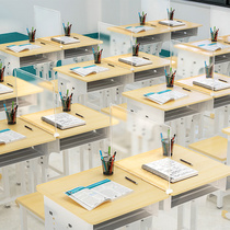 Isolation plate partition table baffle table baffle kindergarten school dining table isolation epidemic prevention partition canteen anti-droplet plate