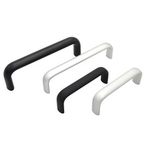 SK4-029 black industrial shankun aluminum alloy handle electric case cabinet door drawer Ming-mounted U-shaped door handle