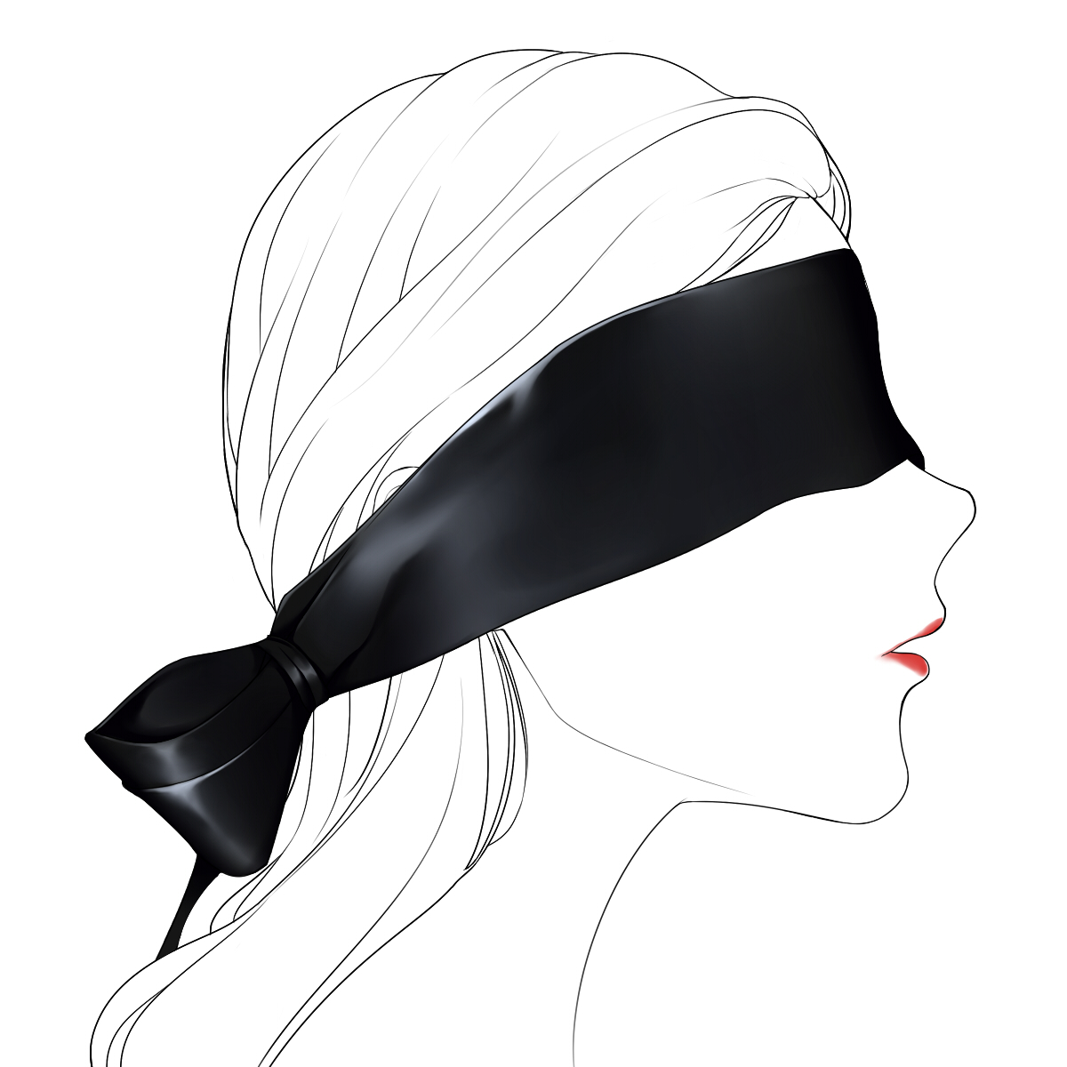 Flirting fun products eyecover sleepy silk bars SM adult couples teasing mask passion suit