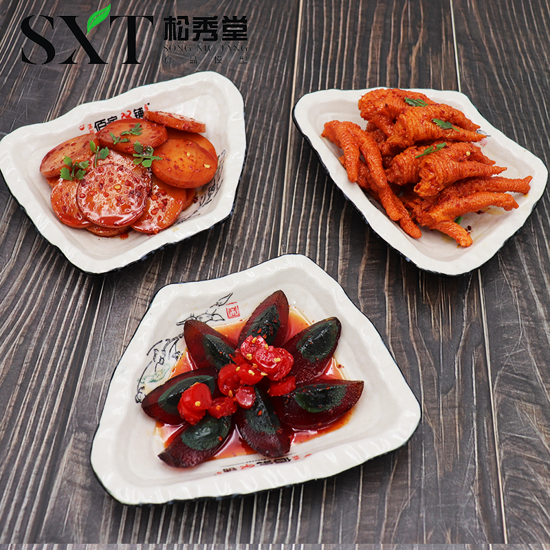 Simulation Chinese food fried cold dish food model tiger skin chicken feet bundled chicken cold preserved egg fake model mold