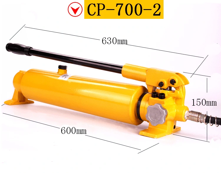 CP-700 Hướng dẫn sử dụng bơm thủy lực CP-180 bơm thủy lực di động bơm dầu áp suất cao ép tay trạm bơm tách nhỏ bơm thủy lực k3v63