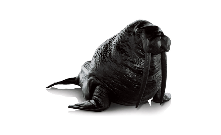 Đồ thủ công thiết kế đồ nội thất ghế walrus / ghế walrus FRP ghế da sáng tạo sofa nỉ
