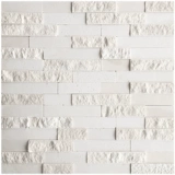 Рисовая белая мраморная мозаичная наклейка натуральный камень натуральный камень белый песок