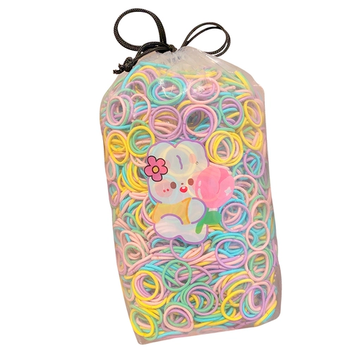 Детская эластичная безвредная резинка для волос, 600 шт, не повреждает волосы