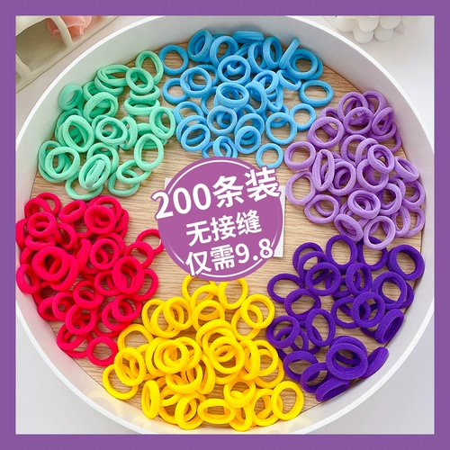 Детская маленькая безвредная эластичная резинка для волос, заколка для волос, аксессуар для волос, не повреждает волосы