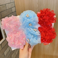 38#Pink Pearl Flower Commine [3 пары]