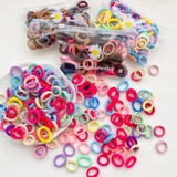 Детская маленькая безвредная эластичная резинка для волос, заколка для волос, аксессуар для волос, не повреждает волосы