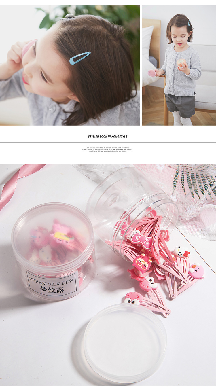 Màu kẹo Hàn Quốc in net đỏ bb clip tiara gãy tóc clip bên clip con gái trưởng thành dễ thương bộ dây buộc tóc cho bé gái