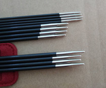 Tide hook brand double head straight needle imported carbon fiber stick knitting tool set sign sweater needle stick needle needle