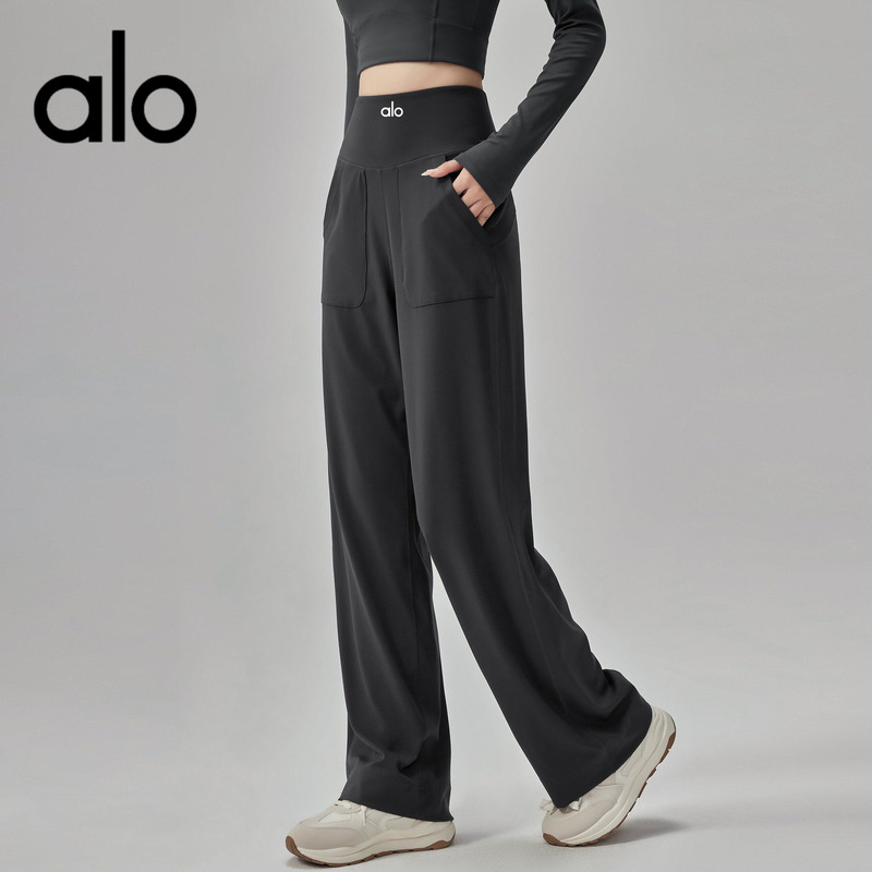 Aio New Breathable Sports Pants for Women, Casual Loose Running Fitness Pants, Training Yoga Clothing Set