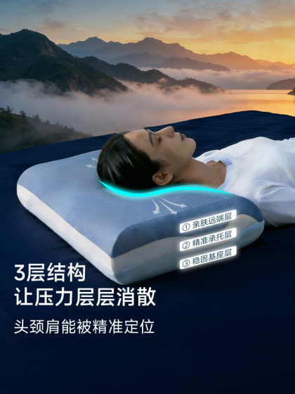 Deep Sleep Pillow Pro3.0 Pillow Protects the Cervical Spine and Helps Sleep, Side Sleeping Memory Foam Pillow Core, Pillowcase, Gift 2026 New Model