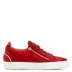 Giuseppe Zanotti GZ Mens Leather Intarsia Low-Top Sneakers - Giày thấp Giày thấp