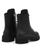 Giuseppe Zanotti Женские черные сапоги GZ Rider на резиновой подошве