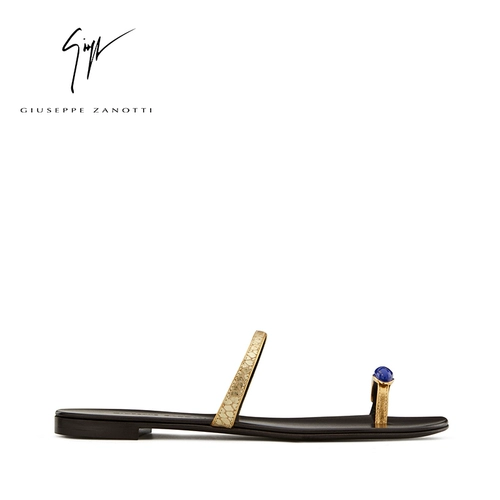 Giuseppe Zanotti Золотые сандалии, тапочки, широкая цветовая палитра