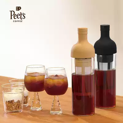 Peets coffee Maker Pi HARIO Cold coffee pot fine filter household cold bubble coffee pot 650ml