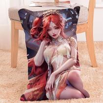 Cang Yuantu animation peripheral Liu Qiyue bedside pillow cushion pillow Meng Chuan Mei Yuanzhi hand figure Yan Jin doll