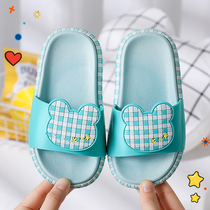 Girls childrens slippers cartoon cute fun outside wear home soft bottom comfortable non-slip bathroom bath baby girl