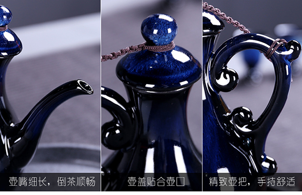 Rượu vang đặt ly rượu vang trắng cổ Trung Quốc rượu sake cổ điển rượu vang nhỏ rượu thủy tinh đặt nhà - Rượu vang ly rượu đẹp