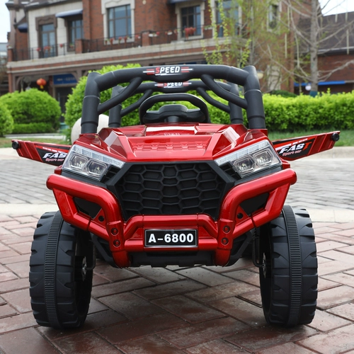 Электрический электромобиль на четырех колесах, транспорт, полноприводная игрушечная машина с сидением подходит для мужчин и женщин для девочек, дистанционное управление