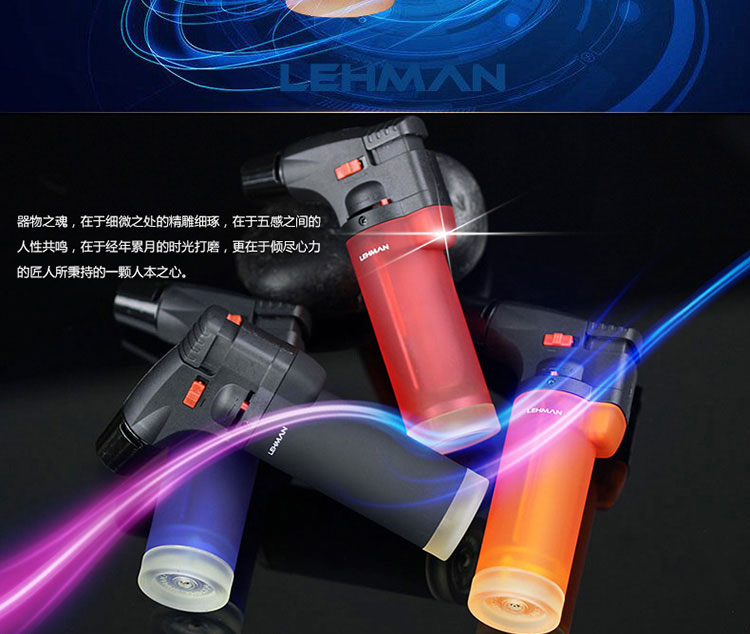 Nhiệt độ cao cầm tay phun khí thẳng cá tính xì gà moxib Fir đánh lửa ngọn đuốc bơm hơi nhẹ quẹt dupont