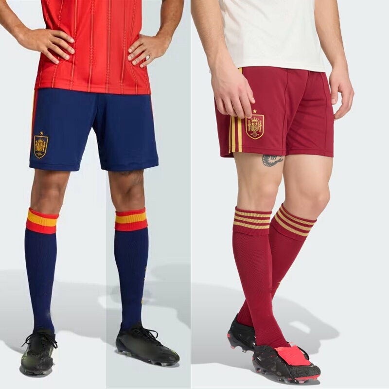 2026 Spain Sports Shorts Spain Home and Away Training and Match Football Pants 2026 Spain Sports Shorts Spain Home and Away Training and Match Football Pants