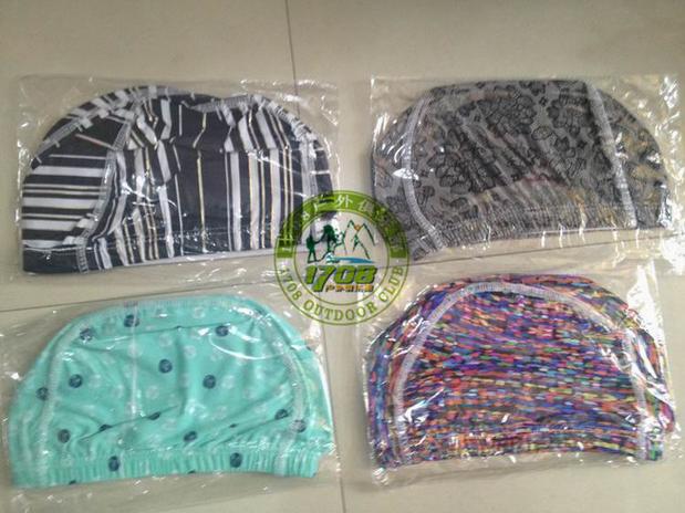 Mũ bơi chính hãng Jiejia Mũ bảo vệ tai silicone Mũ bơi không thấm nước Chăm sóc tóc PU Mũ bơi nhiều màu cho nam và nữ mũ bơi lining