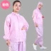 Quần áo chống tĩnh điện có mũ trùm đầu chia bụi sạch xưởng thực phẩm điện tử chống bụi thanh lọc phun sơn bảo vệ áo liền quần dành cho nam 