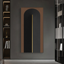 Light and luxurious entrance to the house Decorative Painting Living Room Sofa Background Wall Hung Painting Solid Feel Restaurant Dining Hall Wall Painting Crystal Porcelain Painting