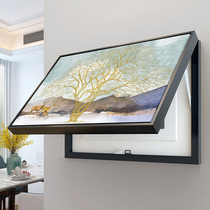 Meter box decorative painting non-perforated distribution box switch switch cover painting European living room plant mural