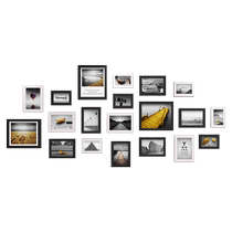 Photo wall decoration creative photo punch-free living room background wall photo frame family photo album hanging wall wall display wall