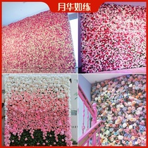 Imitation flower wall fake flower wall decoration wedding fl