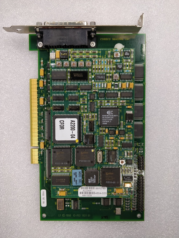 CORECO IMAGING PRIMARY SIDE original disassembly machine control acquisition card