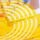 金丝猴 4352 Большой овальный шаблонный шаблон шаблон шаблон шаблон садовой дуга студенты дизайнера проектируют правитель