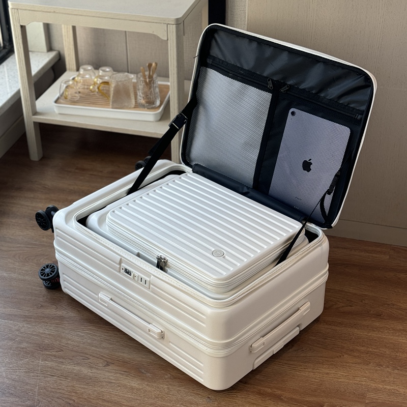 Side-Opening Expandable Extra-Large Capacity Suitcase 26inch Password Lock Suitcase with Silent Universal Wheels 20inch Carry-On Trolley Case Side-Opening Expandable Extra-Large Capacity Suitcase 26inch Password Lock Suitcase with Silent Universal Wheels 20inch Carry-On Trolley Case