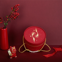 New Years companion gift boxes empty wedding girlfriends Bridesmaids Delight boxes Rose Valentines Day Boxes Mouth Red Round