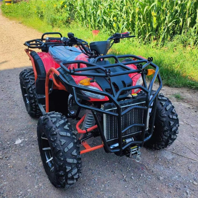 Part-Time Four-Wheel Drive Atv, Four-Wheel Off-Road Motorcycle for Adults, Zongshen Two-Seater Fuel-Powered All-Terrain Mountain Vehicle