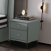 Sesames first class Five Star Sleep Amanda Imitation Leather Bed Head Cabinet Cheese Huaist Brief Modern Wind Bedroom Companion