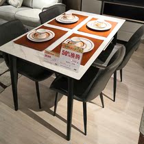 Chewashi Rock Board Polar Flying Snow 10093 Tea Table Ground Cabinet Telescopic Dining Table And Chairs Dining Side Cabinet Cheehwa Taxi Restaurant