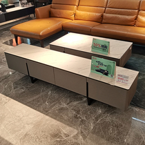 Chi Wah Shitou Etc Cabins Urban Series Brief Fashion Rock Board Tea Table TV Cabinet Corner A Few Cheese Wazi Living Room 1628