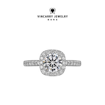 Vincarry 18k gold cultured diamond ring